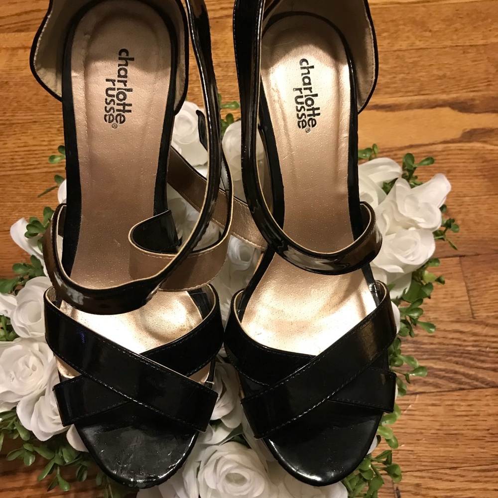 Hot Black Platform Heels